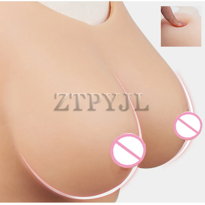 Silicone Breast Forms A-E Cup Realistic Fake Boobs Tits Enhancer Crossdresser Transgender Crossdressing Artifical Huge Chest