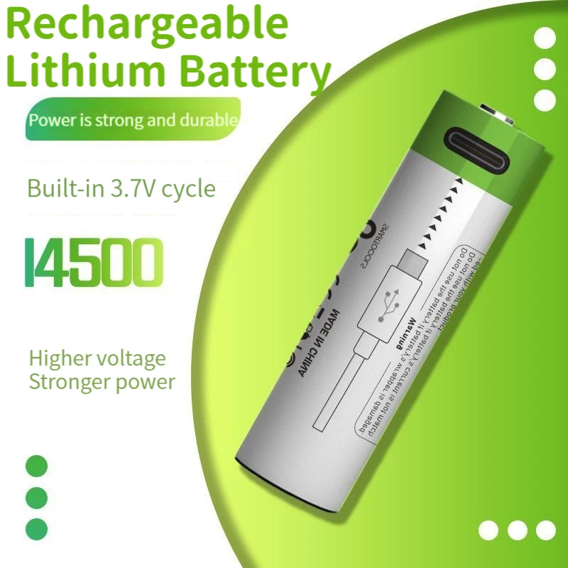 14500 Rechargeable Lithium Battery Aa Lithium Rechargeable Batteries