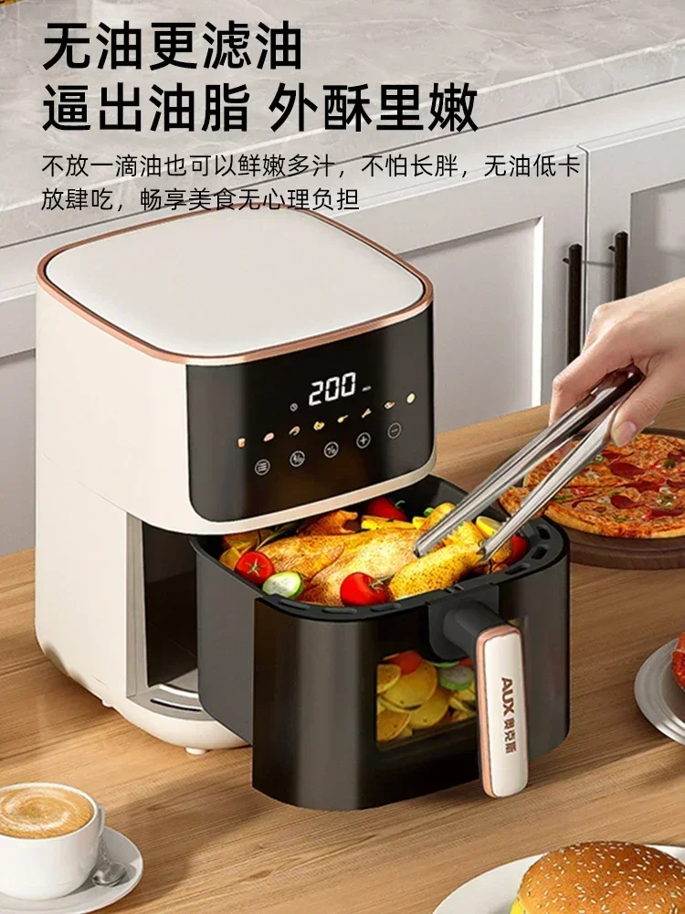 Air Fryer - New Household Visual Large Capacity Smart Electric Oven All-in-One Machine, Fryer fritadeiras elétricas 3