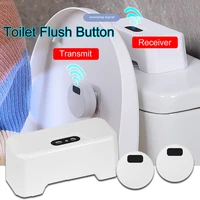 Automatic Toilet Flush Button Induction External Infrared Flush Smart Toilet Flusher Bathroom Smart Toilet Flushing Sensor 1