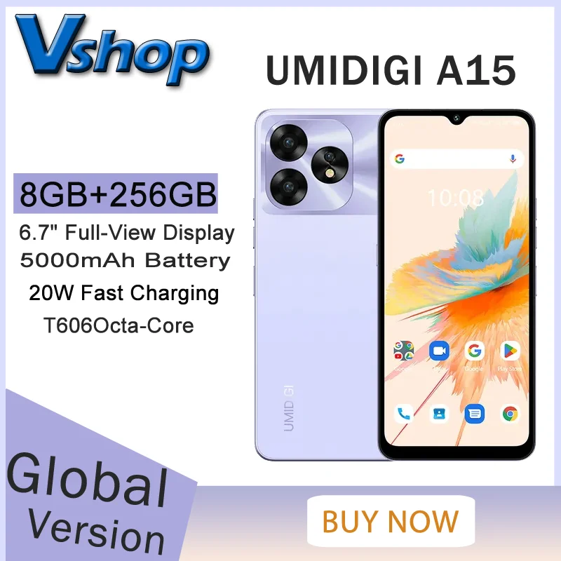 スマートフォン本体 UMIDIGI A15 8/256gb Amazon.com: UMIDIGI A15 Cell Phones 16(8+8)G+256G, Android