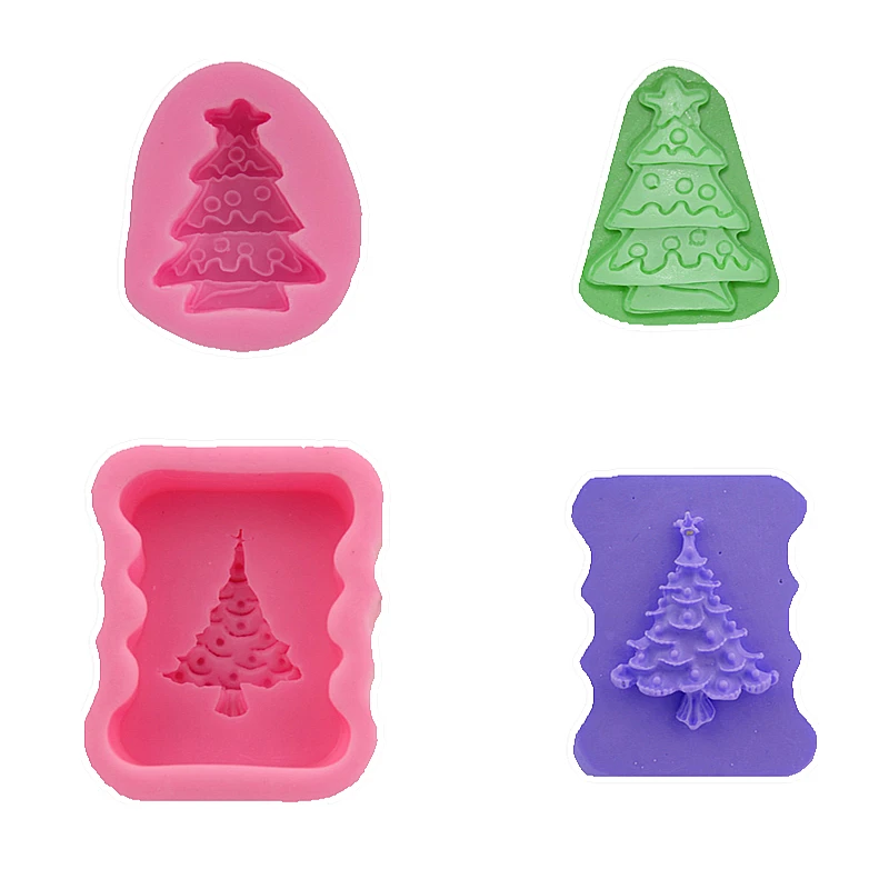Christmas Tree Silicone Cake Decorative Mold 3d Candy Cake Candy