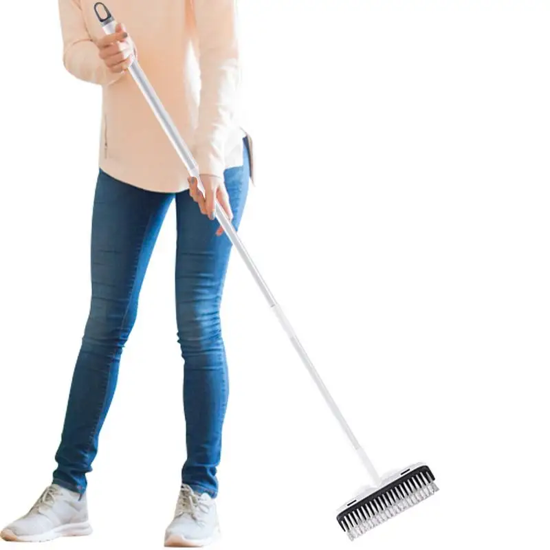 

Выдвижная щетка для пола с длинной ручкой, скребок для мытья стен, инструмент для уборки дома и улицы для стадионов, стен, кухни, ванной