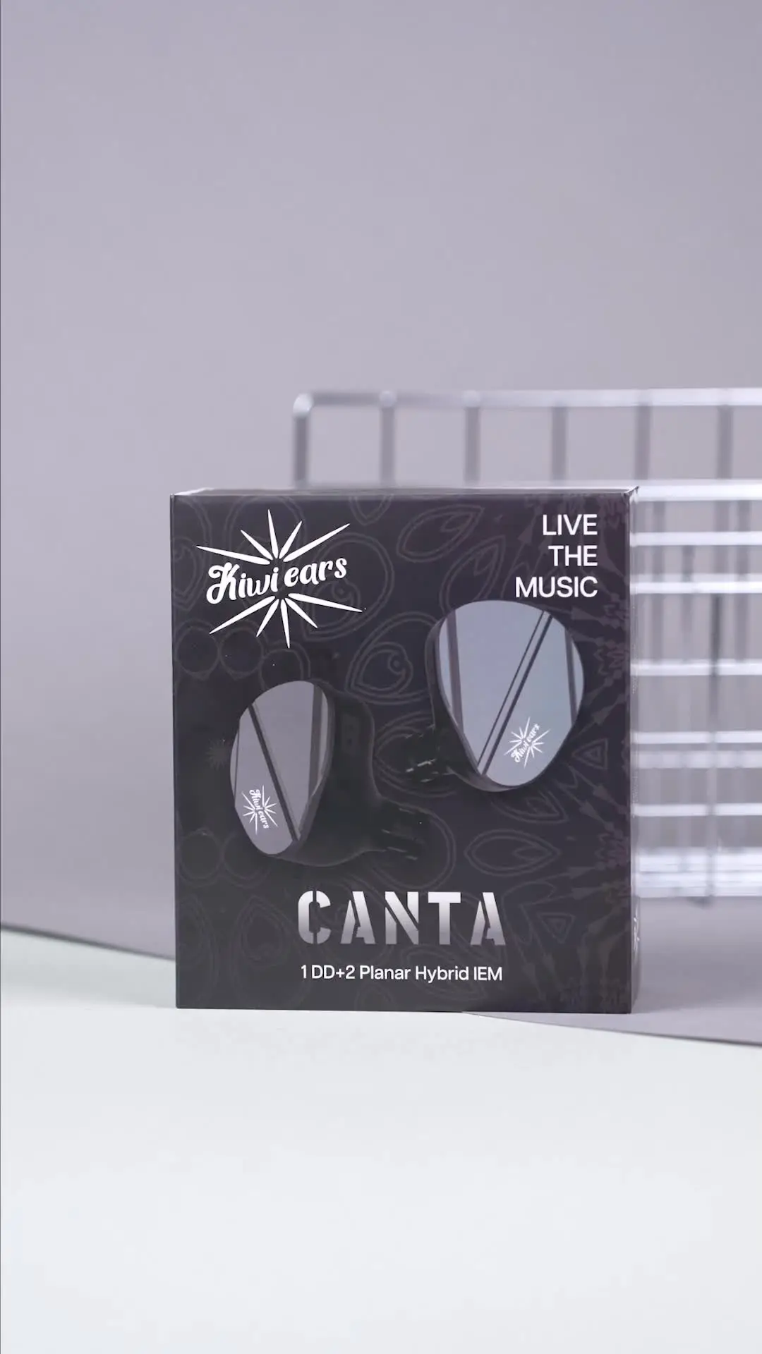 Kiwi Ears Canta 1DD+2Planar Hybrid HiFi IEM Earbuds Wired