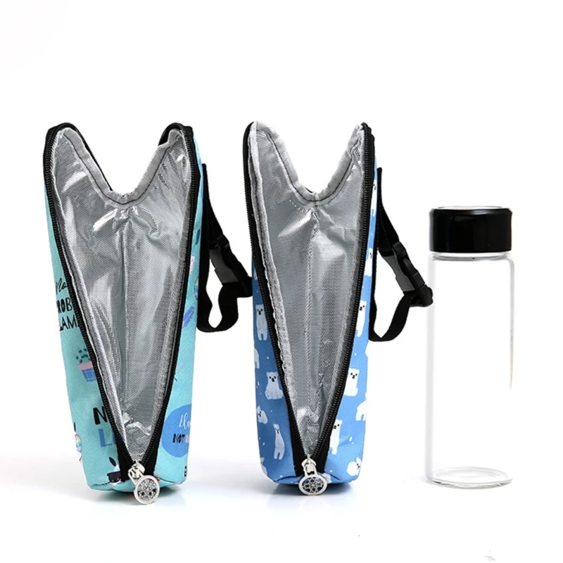 Portable Baby Bottle Warmer Infant Stroller Insulated Bag Detachable Water Cup Storage Solution for Bottles & More 5