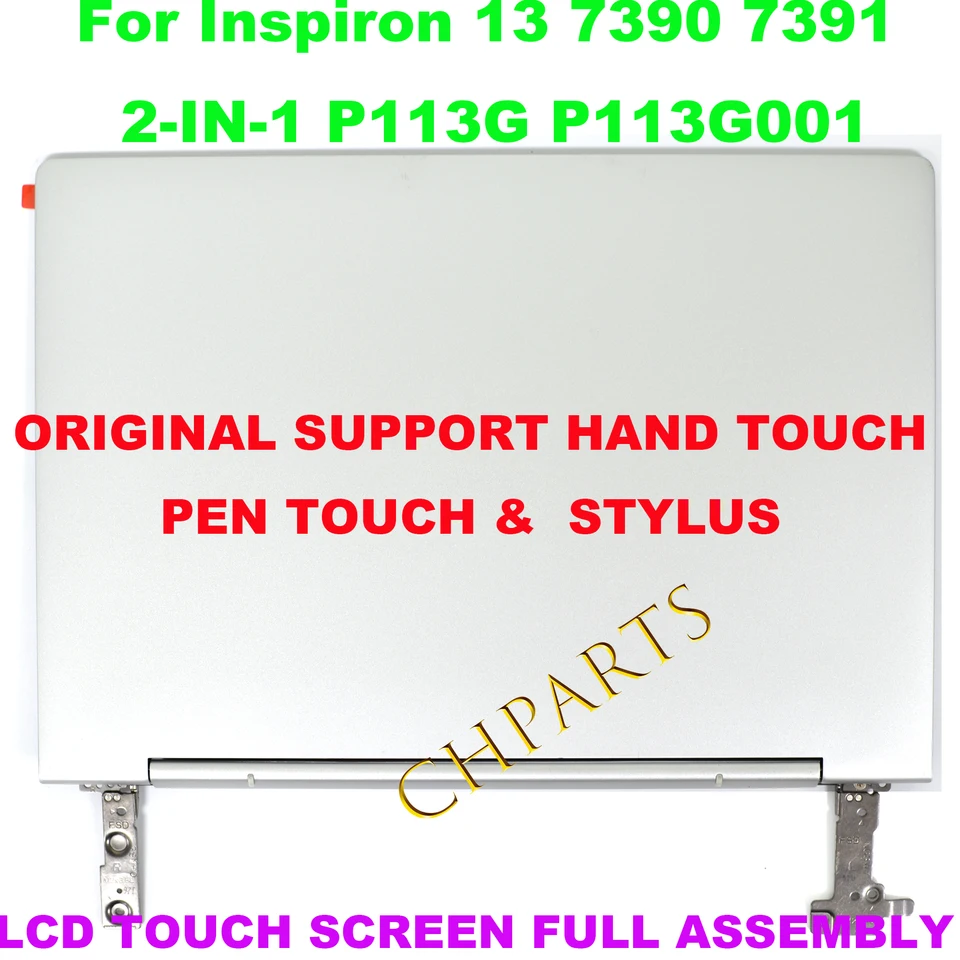 Écran Tactile LCD FHD Pour Dell Inspiron 13-7391 - Remplacement, 13.3", Occasion