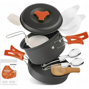 12-Piece Camping Cookware 1