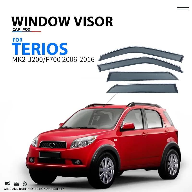 Per Terios Window Visor Weather Shield Side Window Deflettore Parabrezza Per Auto Weather Shield Accessori Per Auto