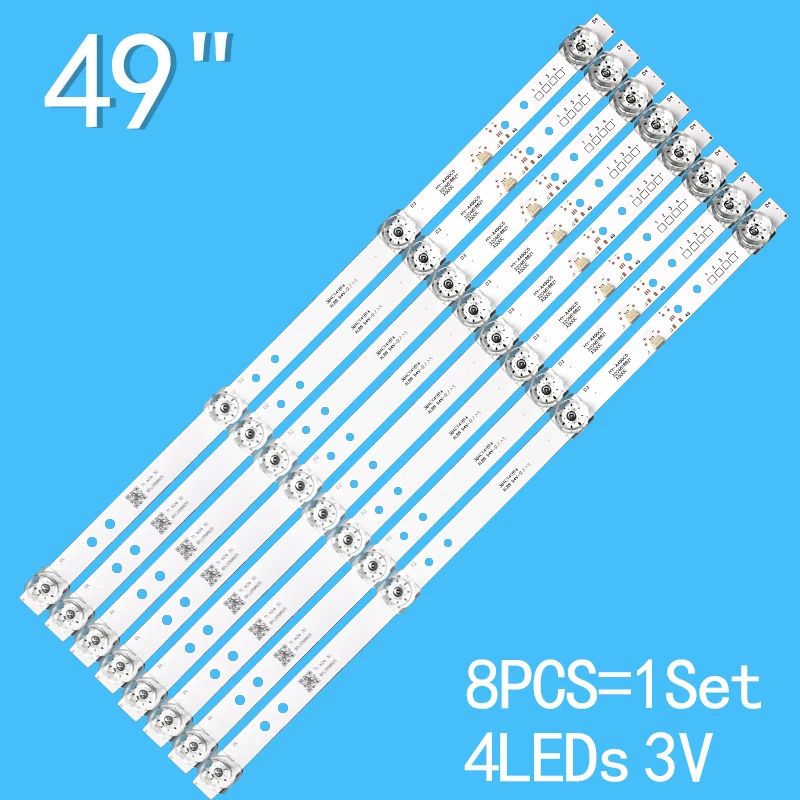 LED Backlight strip 4 lamps for 49 inch for Amoi Konka LED50K560 light bar HY-A490C5 3204818821 A500C HX-50A50D A50P YMY-3250W for konka 32 lcd tv kdl32mt626u led32f1100cf led32f2300ne led32f2300fx 35019055 35019056 35018478 35017946 35017947