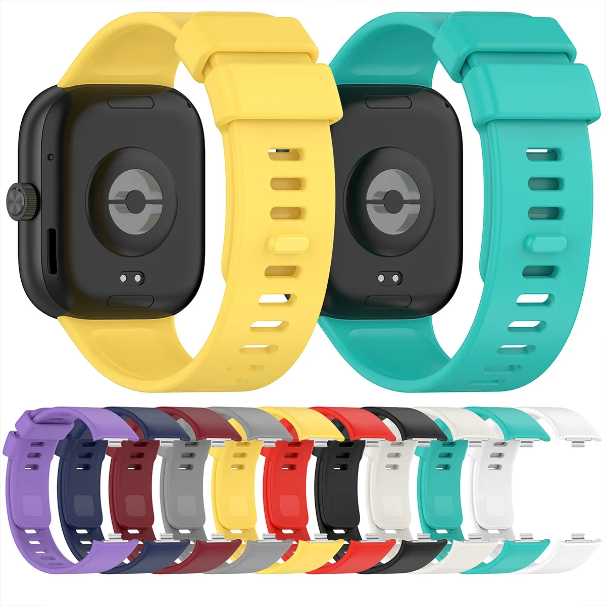 Premium Silicone Wristband for Smartwatches - Flexible and Durable Watch Strap Accessory