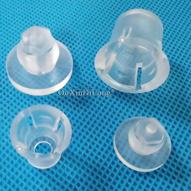 Description Picture 2 of itemCheap 200PCS Acrylic Hidden Standoffs Clip-in Plastic Screws Scrub Advertising Nails Signs Signage Wall Mount Connect Brackets