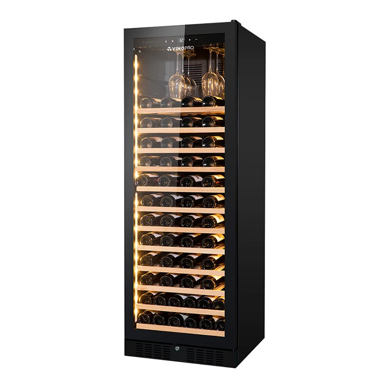 Vinopro Top New Product Wine Refrigerator Cooler Built-in 330L And 108 Bottles Compressor Refrigerator For Wine