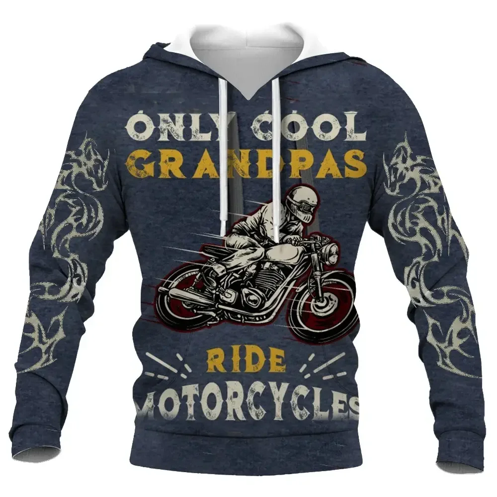 thumbnail image 1 of Sudadera con capucha para hombre con estampado 3D de calavera y motocicleta, sudadera de gran tamaño con estampado gráfico, sudadera de calle a la moda para hombre, camisetas casuales para hombre, 1 of 5