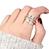 Rotating Ring Spinner Ring For Women Anxiety Reliefs Ring Band Daughter Ring From Mom Adjustable Ring For Women Or Girls 1