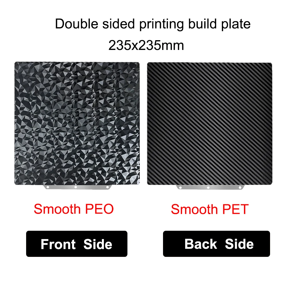 Magnetic Double-Sided PEI Sheet for 3D Printer Build Plate