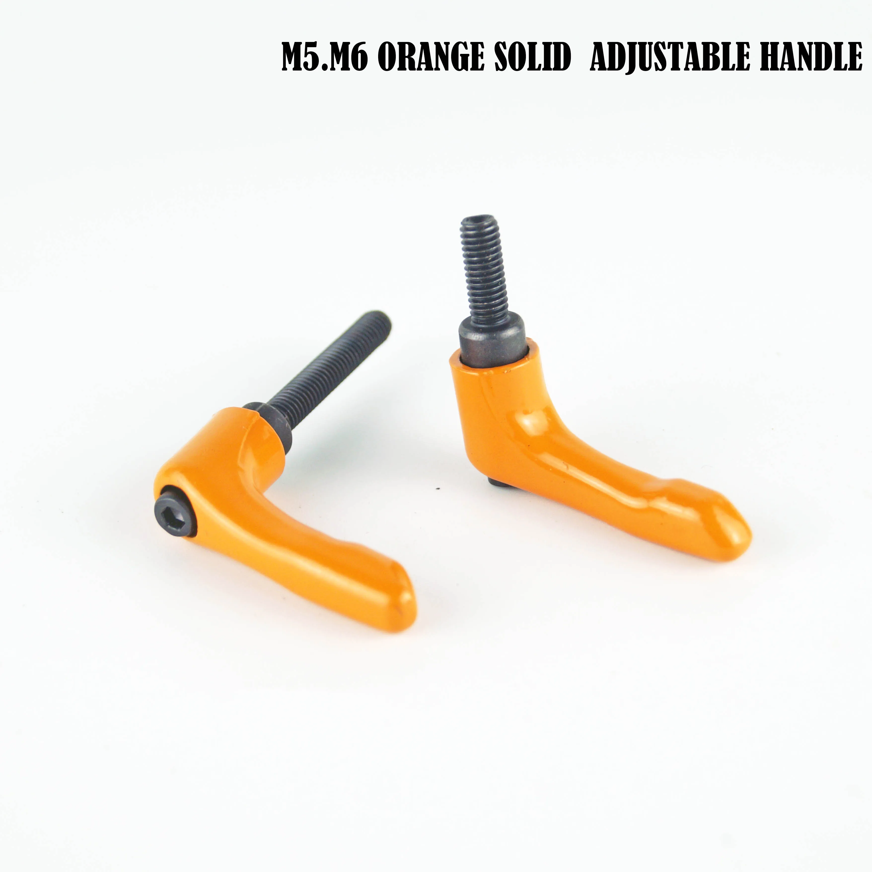 M5 M6 Solid Adjustable handle clamping lever arms tension levers blue color