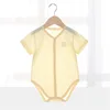 Newborn Baby Bodysuits for Boy Girl Summer Thin Outwear Casual Short Sleeve Toddler Kids Jumpsuits Children Clothes 1