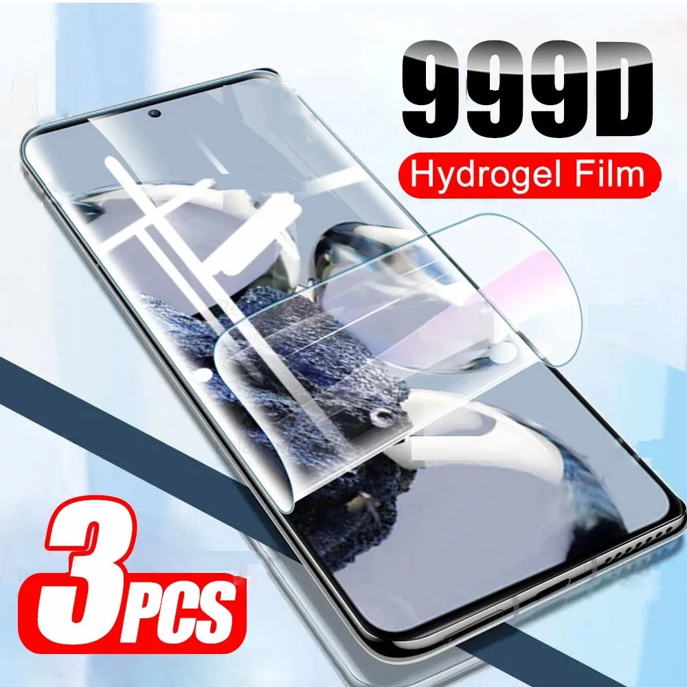 

3PCS Full Hydrogel Film For Xiaomi 13 Pro Screen Protector For Mi 13 11 12 10T Lite 11T 12X 12T Pro 12s Ultra Protective Film