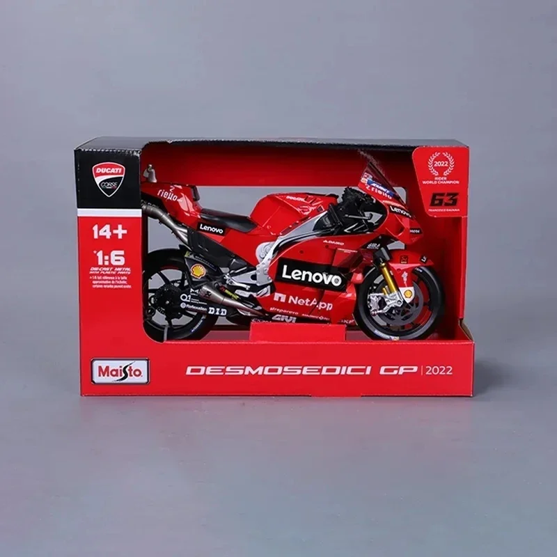 オートバイ・バイク Maisto DESMOSEDICI GP 2022 1:6 New In Stock Maisto 1:6 2022 Moto Gp Ducati Desmosedici