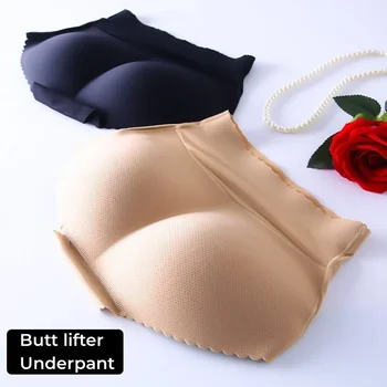 Padded Butt Lifter Underwear Body Shaper Women's Panties Butt Enhancer Push Up Panty High Waist Tummy Control Thin Breathable 1