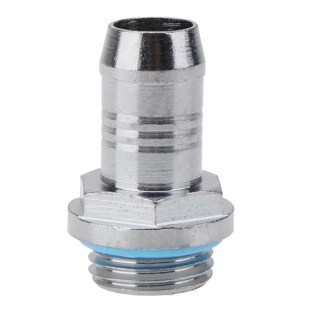G1/4" Brass Thread Soft Tube Hose Connector For PC Water Cooling System Accessory 6mm,7.2mm,9mm,11mm Outer Diameter extender fitting,angled adapter fitting,water cooling fitting