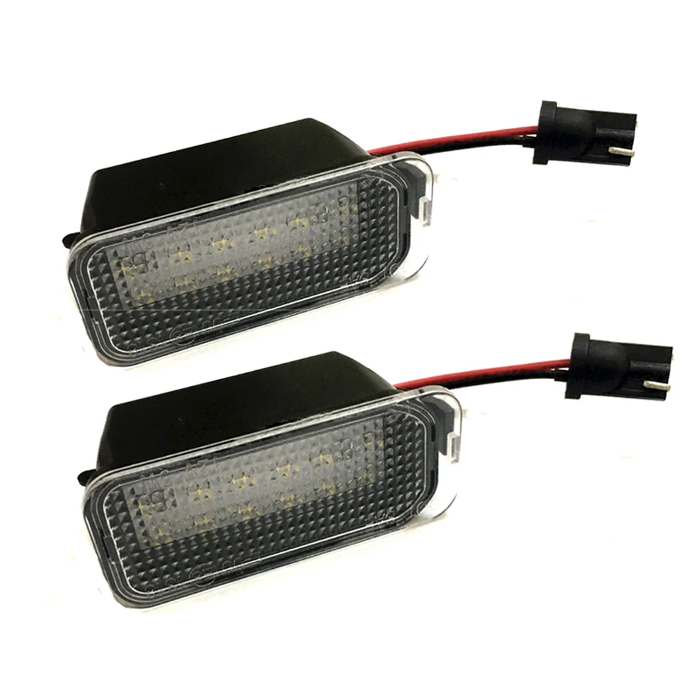

2 шт., светодиодные лампы для номерного знака автомобиля Jaguar XJ XF Fiesta Ford Focus S-MAX Grand C Max Mondeo Kuga Galaxy Ecosport