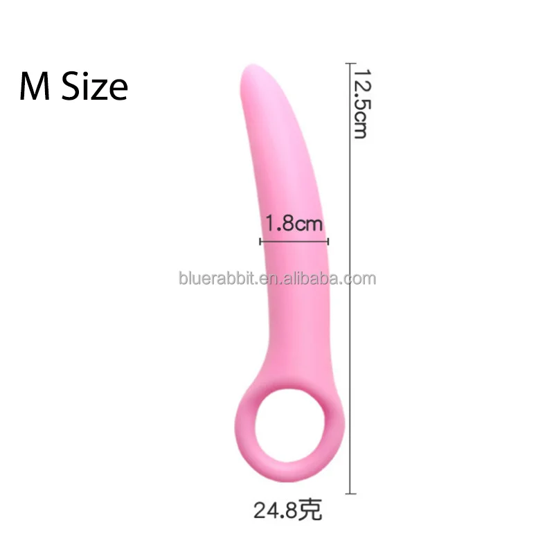 Crescent Shaped Female Anal Plugs Kits Anal Dilators Kits Pelvic Floor Muscle Trainers Vagina Dilators Sets for Women