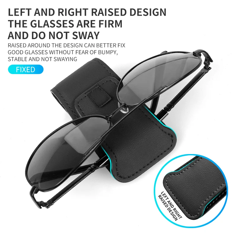 Magnetic Car Visor Multi-Function Glasses & Ticket Holder