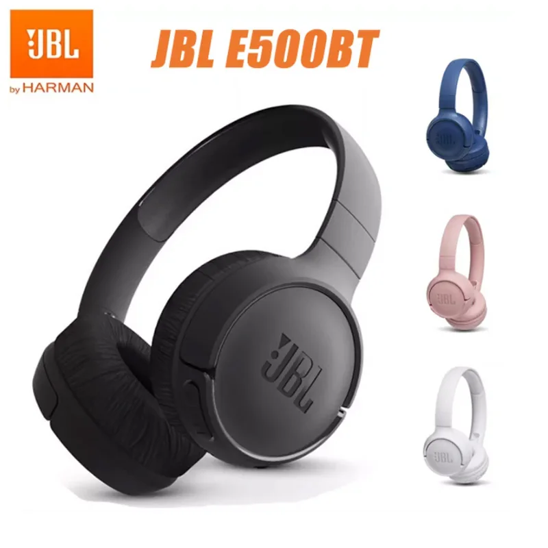 Jbl Tune E500bt Wireless Headphone Deep Bass Sound Sports Game Headset With Mic Noise Canceling Foldable Earphones - Earphones & Headphones - AliExpress