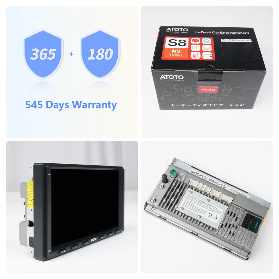 ATOTO S8MS 2DIN 内蔵4GLTE 8-Core 4G+ Amazon.com: ATOTO S8 4+32G 8-core 9 inch Android Double Din Car