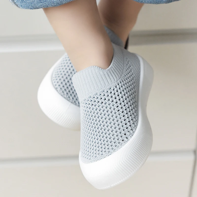 2024 New Spring Summer Mesh Breathable Non-Slip Baby Shoes 6M-36M Boys Girls Sip On Sneakers Casual Sport Shoes First Walkers 2
