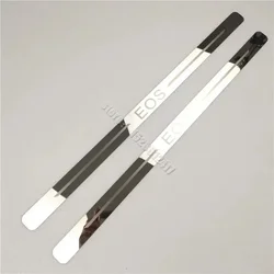 Premium Car Accessories Door Sill Scuff Plate Protector Stickers - Welcome Pedal Threshold Guard (Silver)