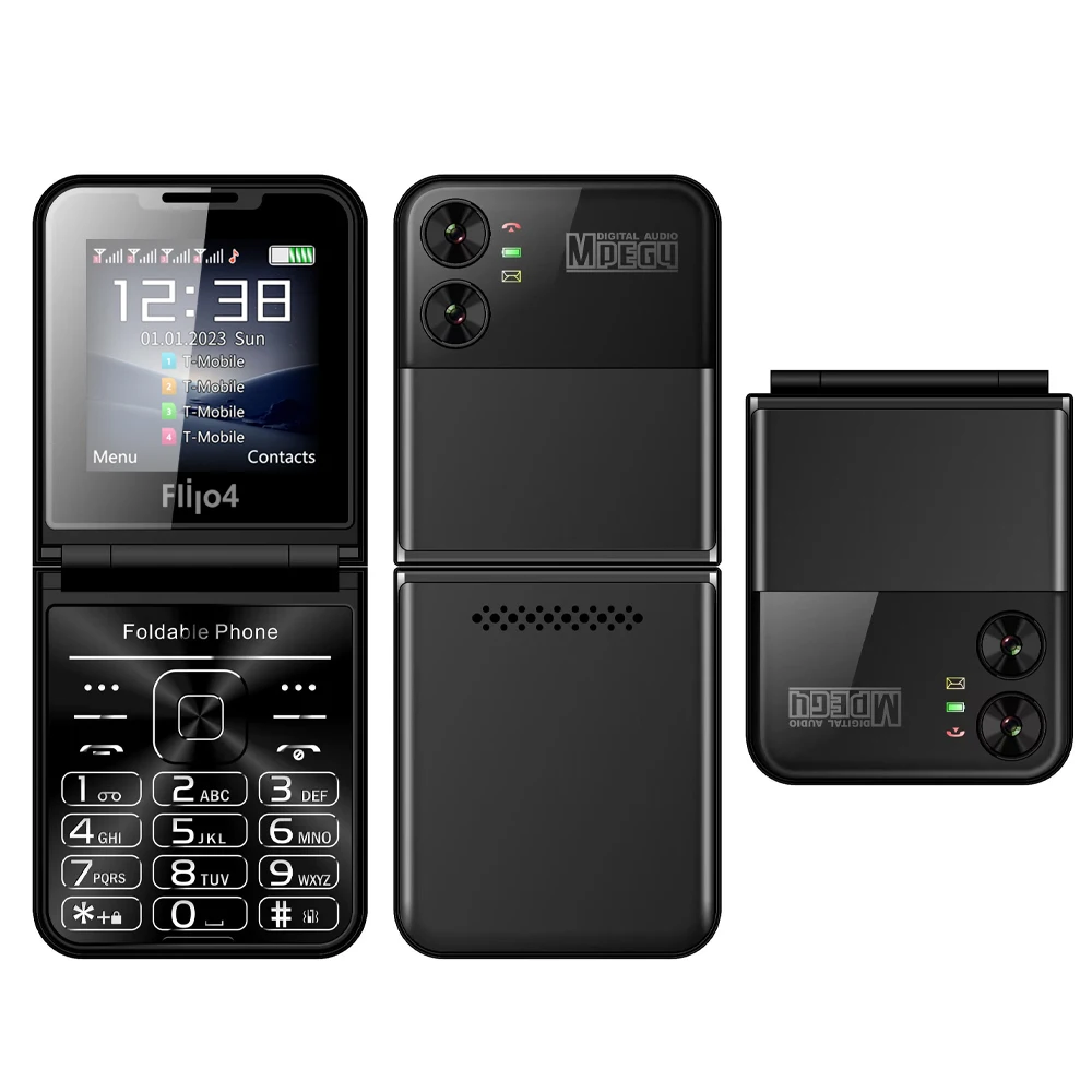 سيرفو Flilo4 هاتف محمول قابل للطي 4 SIM الاستعداد...