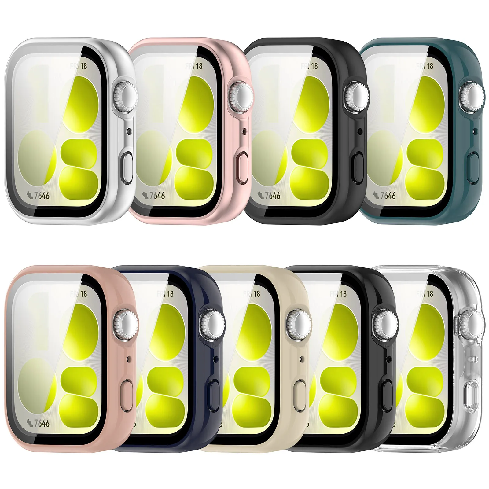 Shockproof Bumper Protective Cover - All-Around Hard PC Shell Case