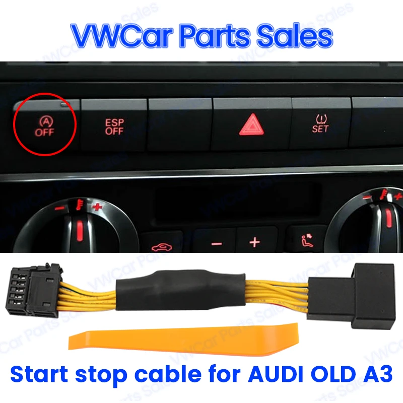 Per Audi Old A3 Car Auto Stop Canceller Arresto Automatico Start Engine System Eliminator Device Cavo Più Vicino