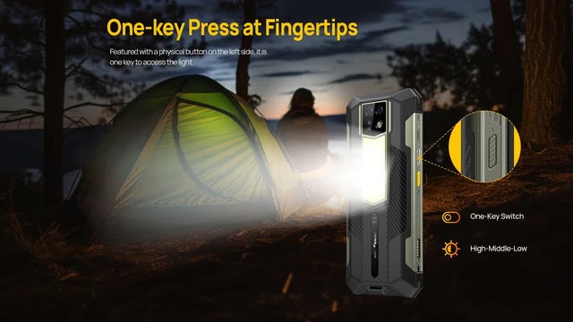 Ulefone Armor 24: Thick Rugged Beast Unleashed With 22000 mAh Battery And  Camping Light 