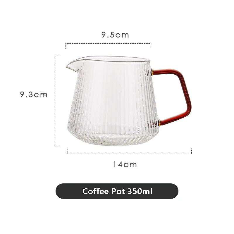 Mão Brewed Vidro Coffee Pot Set, gotejamento