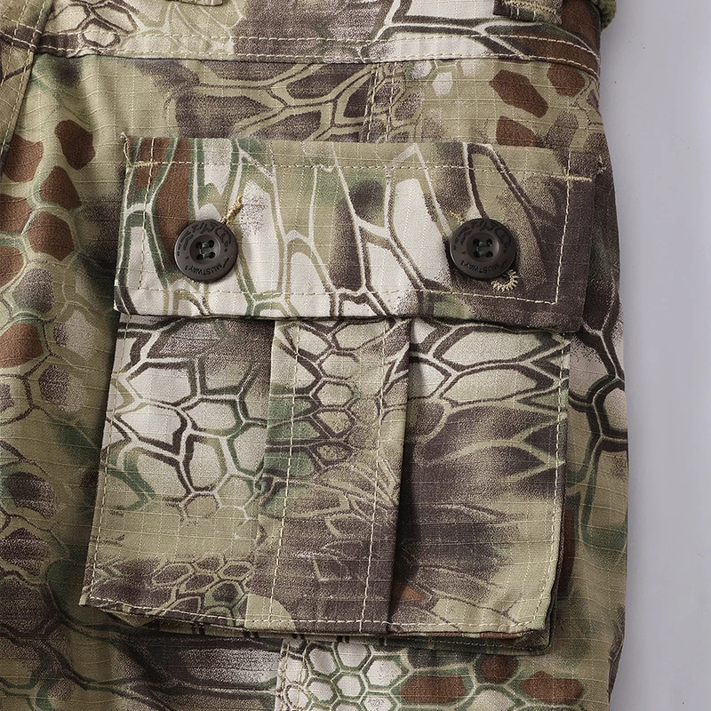 Men Combat Pants With Knee Pads Tactical Cargo Sport Trousers Camouflage Multicam Trekking Hunting Clothes（Not belt） 5