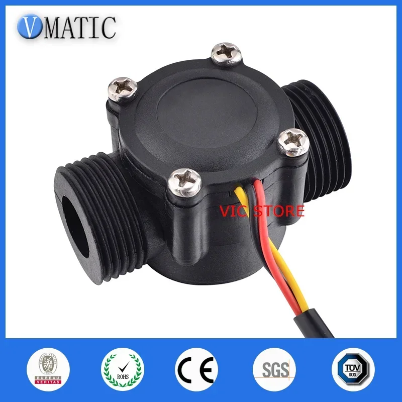 VCA168-6 Nylon G3/4" Water Heater Gas Electric Heating Solar Energy Pulse Signal Water Flow Sensor