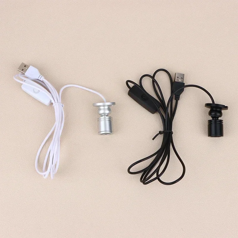 LED USB 5V 3W Led Spot Light Surface Mounted Cabinet Showcase Counter Jewelry Lamp Rotatable Angle Ceiling Mini Spotlight led spotlight halogen spotlight bulb