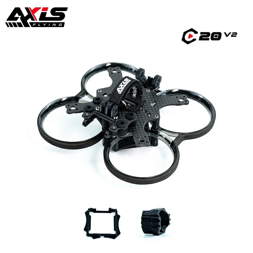 

Axisflying Cineon C20 V2/2-дюймовый комплект для съемки в помещении/кинематографическая рамка для съемки с поддержкой дрона O3 Air Unit Anti-shake FPV