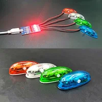 ZMR Wireless Navigation Light 1S Rechargeable 4 modes LED lights / Charge board for RC Remote Controlled Toys Car Boat Toy Part 2