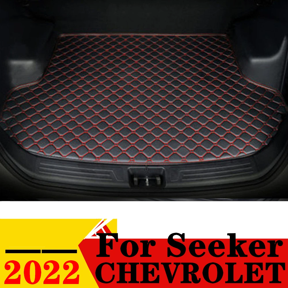

Коврик для багажника автомобиля для Chevrolet Seeker 2022, плоский боковой водонепроницаемый задний коврик для груза, коврик, автозапчасти, аксессуары для багажника