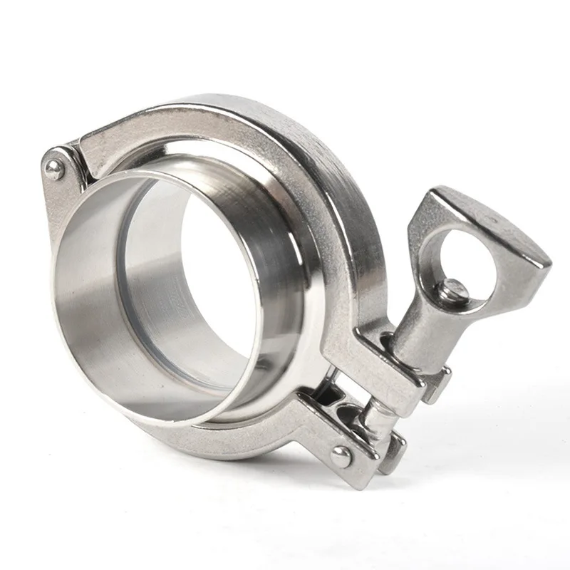 Stainless Steel Weld Ferrule Duty Tri Clamp With Nut And Gasket Multifunctional Household Heavy Hardware Accessories Kit