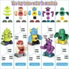 5Pcs Magnetic Robot Toy Set 5