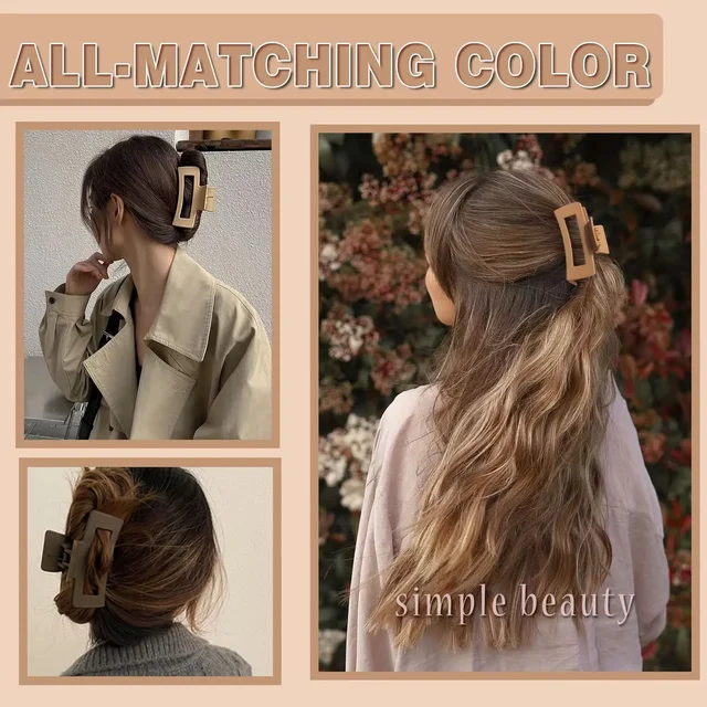 Garras para el Cabello Tiburón – Frosted y Colores Dulces