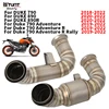 For KTM DUKE 790 890 Adventure R Rally KTM790 KTM890 2018 - 2022 Motorcycle Exhaust System Mid Pipe Connect Original Muffler