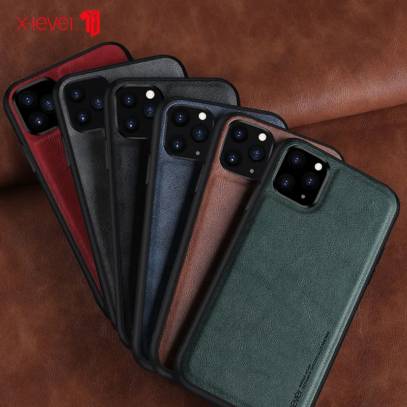 

X-Level Leather Case Luxury Ultra Soft Silicone Shockproof Back edge Cover Coque For iPhone 14 13 12 11 Pro Max XS 6s 7 8 Plus
