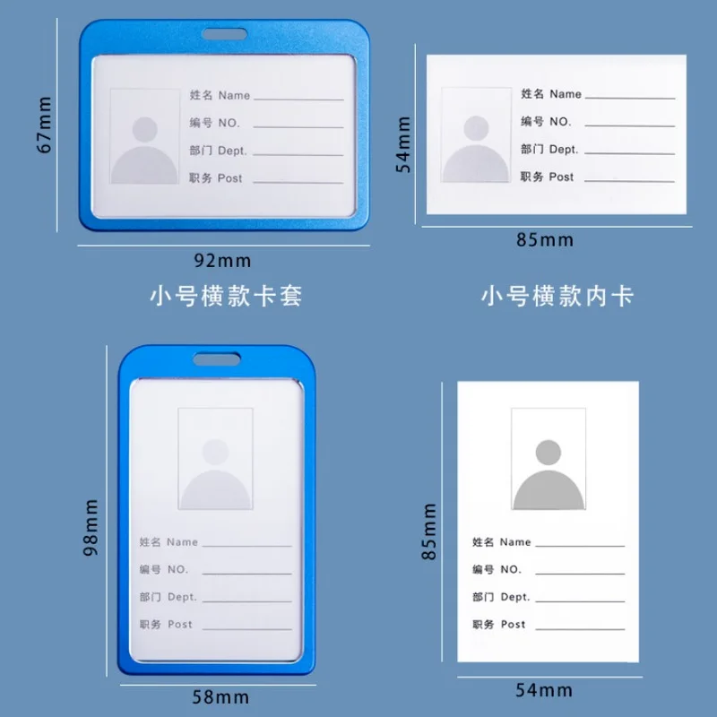 Portabadge In Pelle 10 Pezzi | Retrattili | Per Lavoro E Scuola
