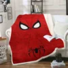 Spider-Man Furry Custom Blanket Luxury Plush Blankets Throw Baby  Winter Fleece Microfiber Fabric Modern Printed 1